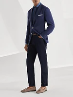 Délavé Silk Twill Deconstructed Cavallo Blazer