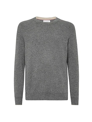 Cashmere English Rib Sweater