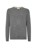 Cashmere English Rib Sweater