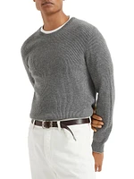 Cashmere English Rib Sweater