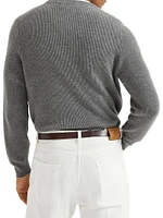 Cashmere English Rib Sweater