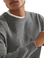 Cashmere English Rib Sweater