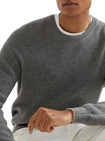 Cashmere English Rib Sweater