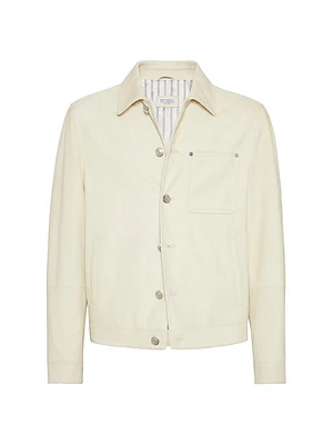 Country Suede Shirt Style Outerwear Jacket
