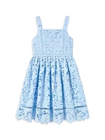 Little Girl's & Butterfly Lace Dress