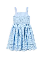 Little Girl's & Butterfly Lace Dress