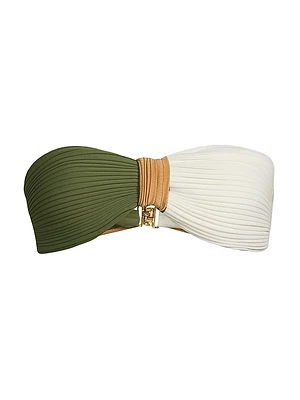 Emma Pleated Bikini Top