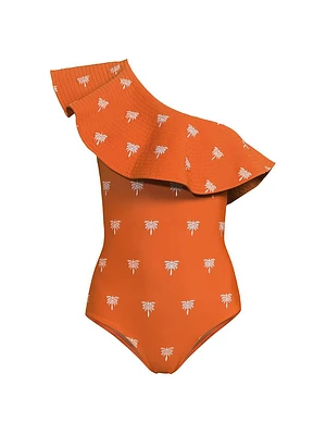 Tucan Reversible One-Shoulder Swimsuit