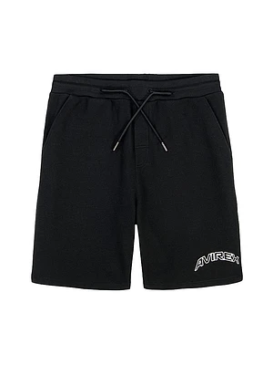 Tennis Logo Cotton Waffle-Knit Shorts