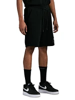 Tennis Logo Cotton Waffle-Knit Shorts