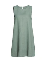 Robyn Linen Shift Minidress