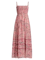 Baradero Selva Cotton & Silk Maxi Dress