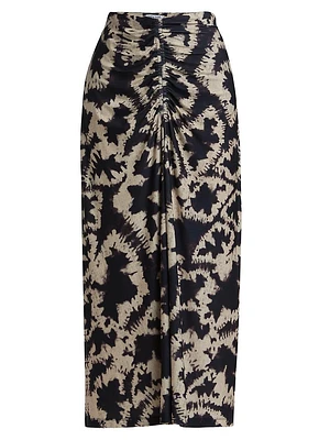 Santa Rita Anna Abstract Midi-Skirt
