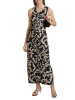 Santa Rita Ruched Abstract Top