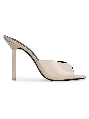 Nori 100MM Snake High Heel Mules