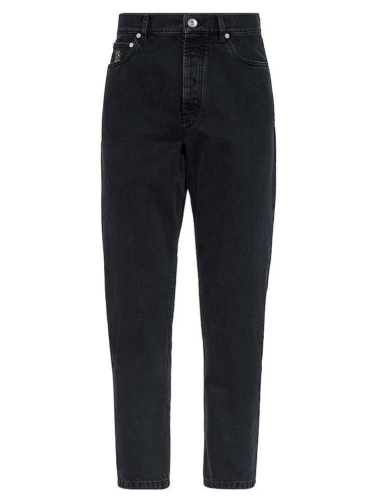 Greyscale Denim Iconic Fit Five Pocket Jeans