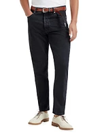 Greyscale Denim Iconic Fit Five Pocket Jeans