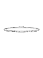 14K White Gold & Prong-Set Natural Diamond Tennis Bracelet/2.00-5.00 TCW