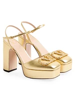 VLogo Signature Platform Pumps 115MM