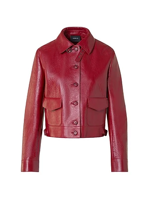 Peer Laquered Leather Jacket
