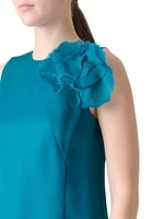 Organza Anemone Silk Minidress