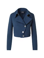Dana Asymmetric Wool Short Jacket