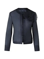 Embellished Silk Organza Jacket