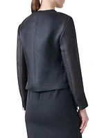 Embellished Silk Organza Jacket