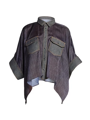 Denim Trompe L'oeil Shirt