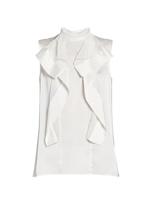 Satin Chiffon Top