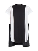 Poplin Knit Minidress