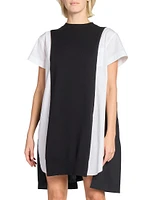 Poplin Knit Minidress