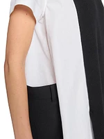 Poplin Knit Minidress