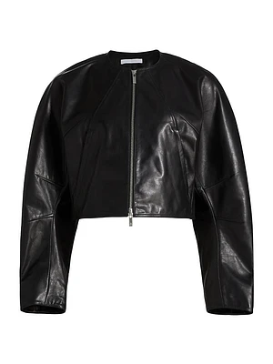 Articulated Leather Jacket
