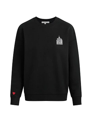 Favorite Daughter x SNL Block Logo Sweatshirt