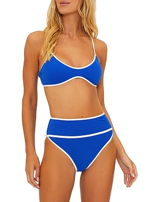 Carlotta High-Waist Bikini Bottom