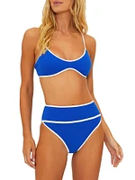 Carlotta High-Waist Bikini Bottom