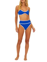 Carlotta High-Waist Bikini Bottom