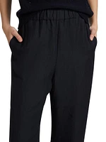 Mid-Rise Jogger Trousers