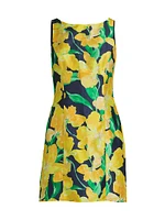 Ren Floral Sheath Minidress