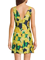 Ren Floral Sheath Minidress