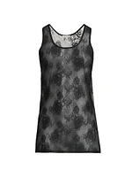Bouquet Floral Lace Tank Top