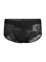 Bouquet Sheer Floral Lace Brief