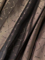 Logo Jacquard Silk-Blend Robe