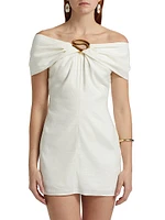 Sawyer Linen-Blend Minidress
