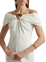 Sawyer Linen-Blend Minidress