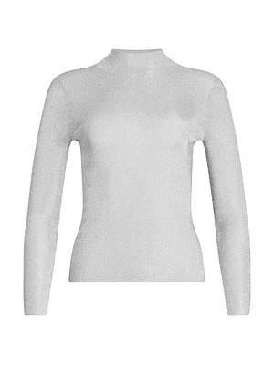 Avery Metallic Knit Top