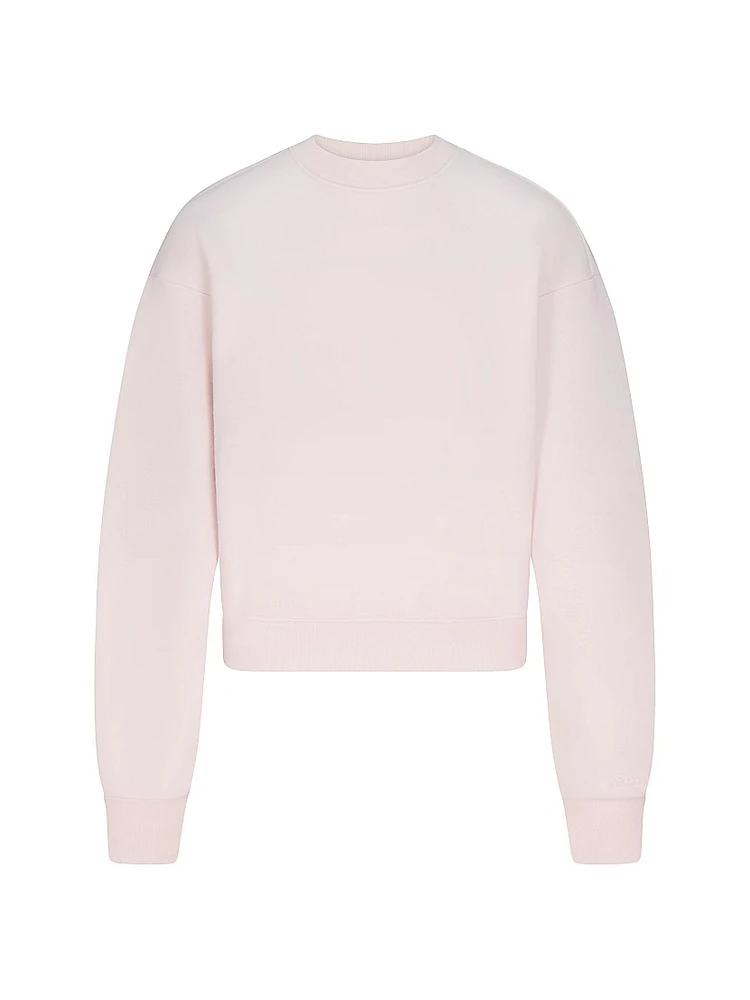 Cotton Fleece Crewneck Sweatshirt
