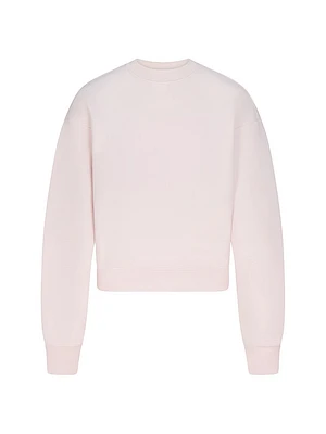 Cotton Fleece Crewneck Sweatshirt