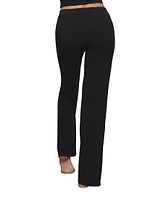 Cotton Jersey Straight-Leg Pants